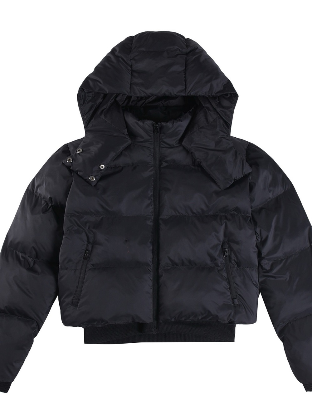 ALO Yoga Black Hooded Puffer Jacket